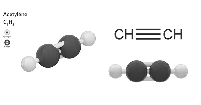 فرمول شیمیایی استیلن